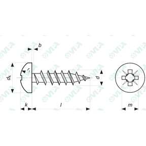 DIN 1471, ISO 8744, UNI 7586 Grooved pin, full-length taper grooved