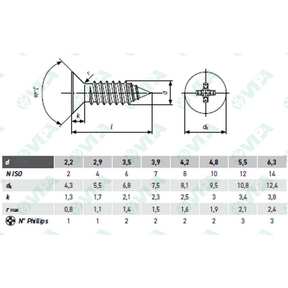 DIN 3128 cold forged bits C 6,3 - bits for philips screws